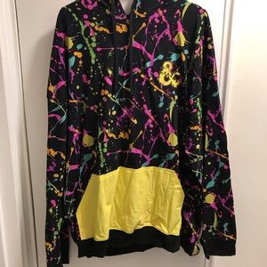 Dungeons & Dragons multicolor zip hoodie size 3xl